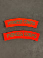 Photo 1 of WW2 Pioneer Corps Paste Back Shoulder Titles - British Army - collectible militaria item