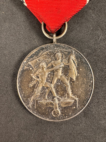 Photo 3 of Original WW2 German Anschluss Medal - Austria 1938 annexation - collectible militaria item