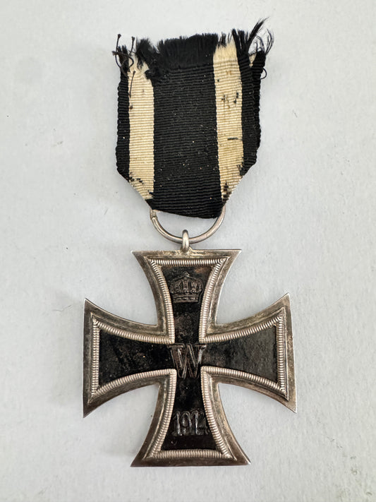 WW1 German Iron Cross 2nd Class Medal – Maker Marked H (Paul Hossauer)