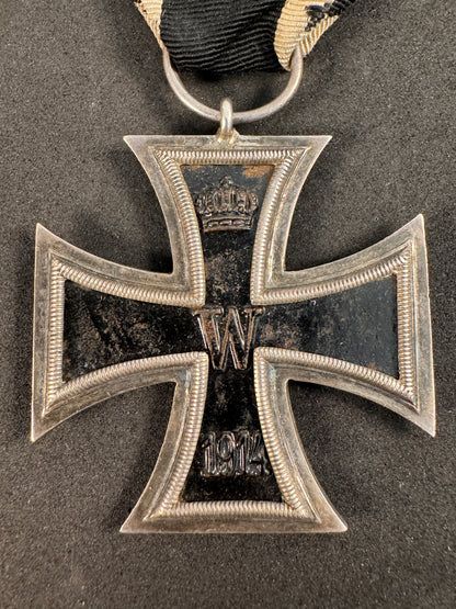 Photo 2 of WW1 German Iron Cross 2nd Class Medal - Maker Marked H (Paul Hossauer) - collectible militaria item