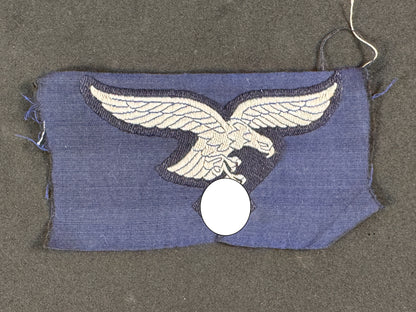Photo 1 of WW2 German Luftwaffe BeVo Weave Uniform Breast Eagle - collectible militaria item