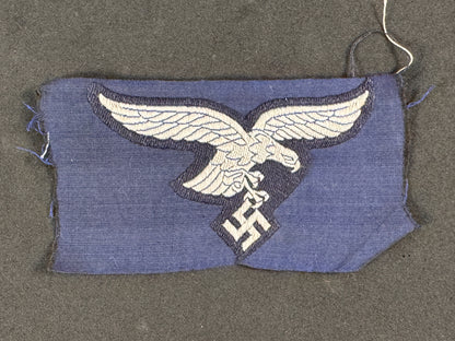 Photo 2 of WW2 German Luftwaffe BeVo Weave Uniform Breast Eagle - collectible militaria item