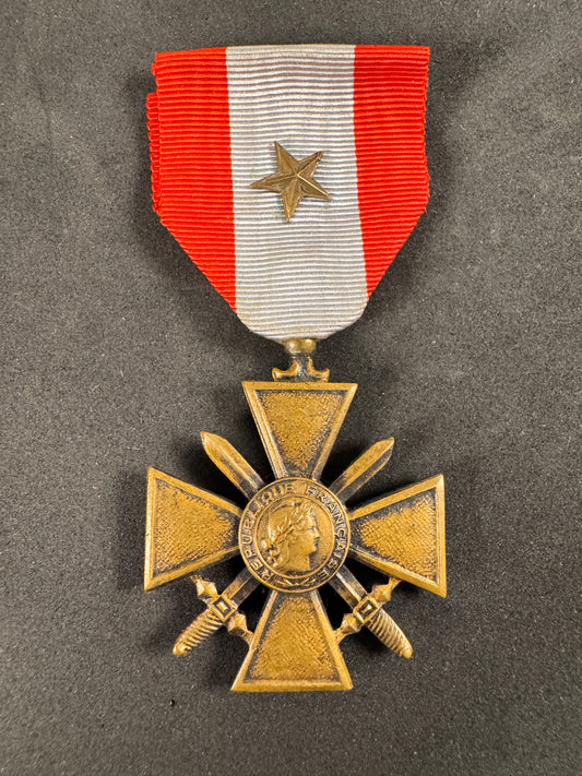 1921 French Cross for Military Valour TOE Medal - French Foreign Legion