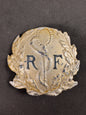 Photo 1 of WW1 French Army Medical Branch Adrian Helmet Badge - collectible militaria item