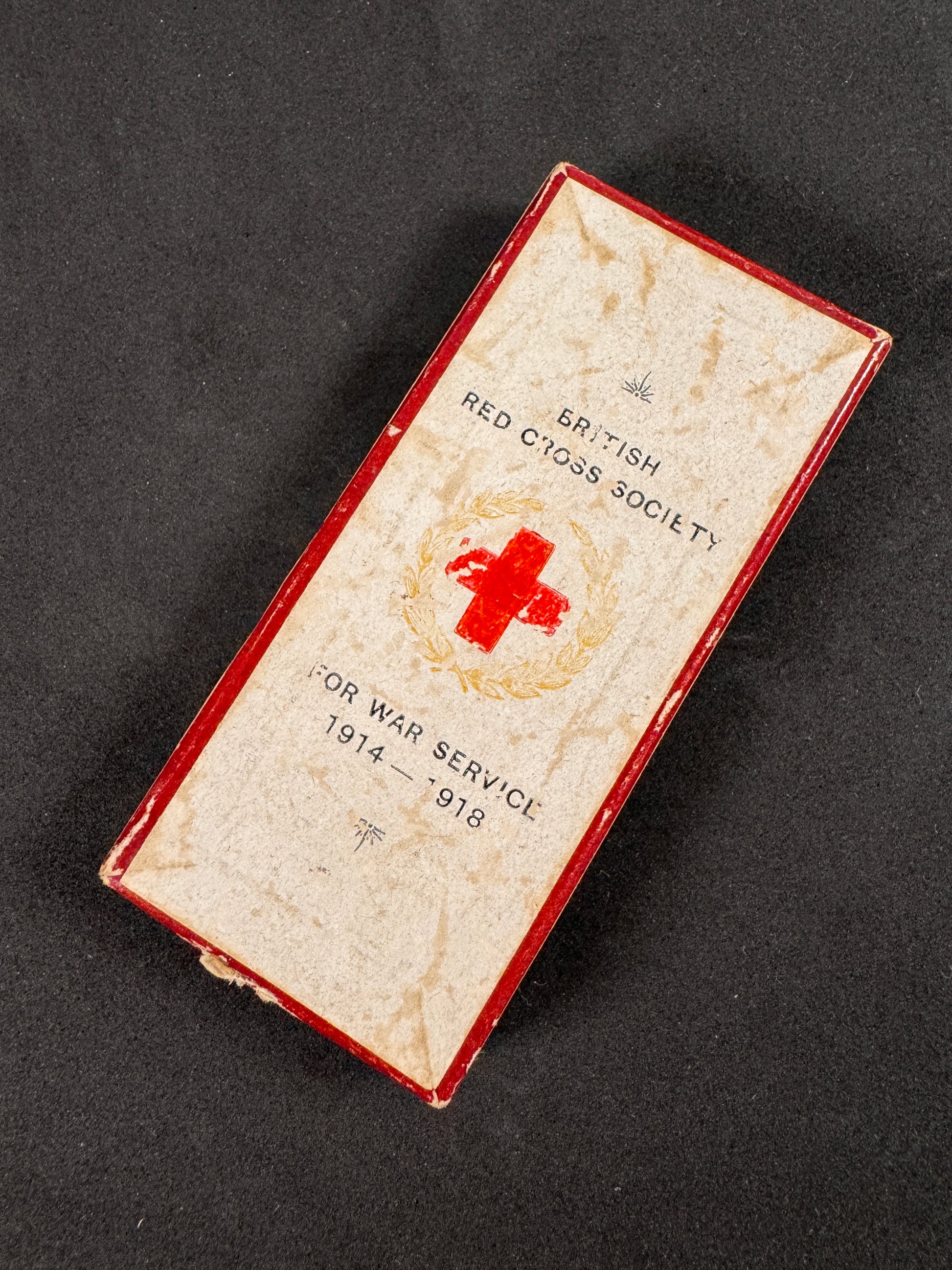 Photo 3 of WW1 British Red Cross Society War Service Medal in Case - J.R. Gaunt - collectible militaria item