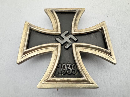 WW2 German Iron Cross 1st Class – Maker Marked “65” (Klein & Quenzer)