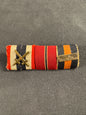 Photo 1 of WW2 German Ribbon Bar (Ordensspange) Ostmedaille, Sudetenland Medals - collectible militaria item