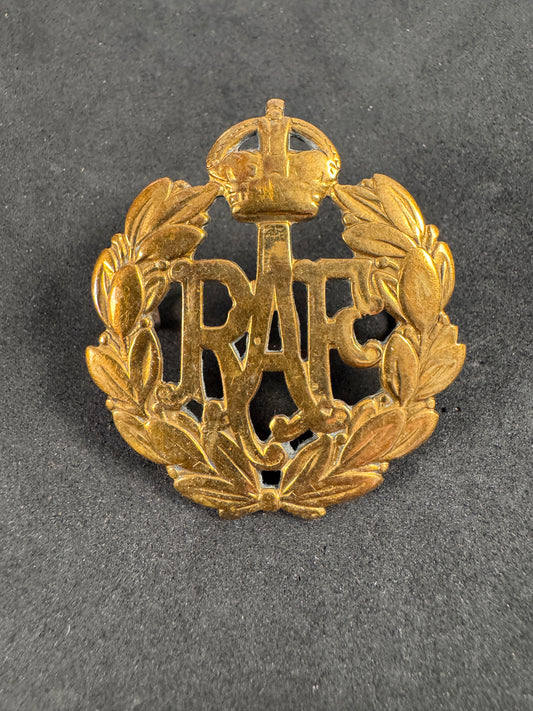 WW1 British Royal Air Force Cap Badge (RAF)