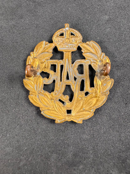 WW1 British Royal Air Force Cap Badge (RAF)