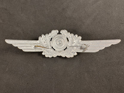 Photo 2 of WW2 German Luftwaffe EM/NCO Visor Cap Cockade Wreath - DRGM - collectible militaria item