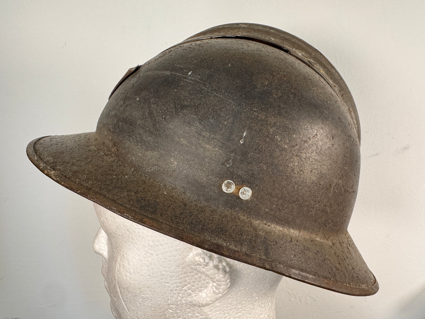 Photo 4 of WW2 French M26 Adrian Helmet - Chasseurs / African Light Infantry RF - collectible militaria item