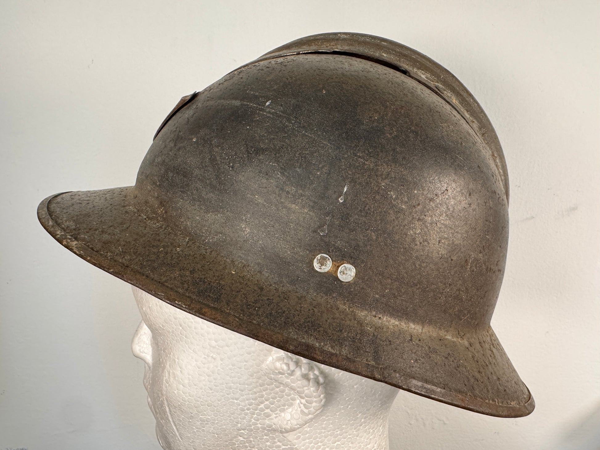 Photo 4 of WW2 French M26 Adrian Helmet - Chasseurs / African Light Infantry RF - collectible militaria item