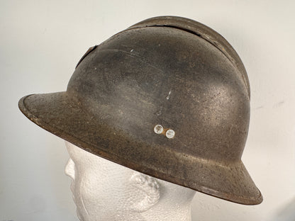 Photo 4 of WW2 French M26 Adrian Helmet - Chasseurs / African Light Infantry RF - collectible militaria item