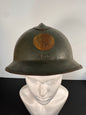 Photo 1 of WW2 French M26 Adrian Helmet - Navy Marine - collectible militaria item