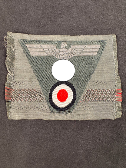 Photo 1 of WW2 German Army (Heer) M43 Trapezoid BeVo Cap Eagle - collectible militaria item