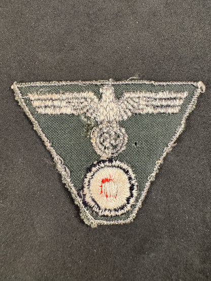 Photo 3 of WW2 German Army (Heer) M43 Trapezoid Cap Eagle - collectible militaria item