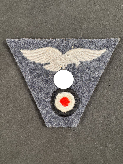 Photo 1 of WW2 German Luftwaffe M43 Trapezoid Cap Eagle - collectible militaria item