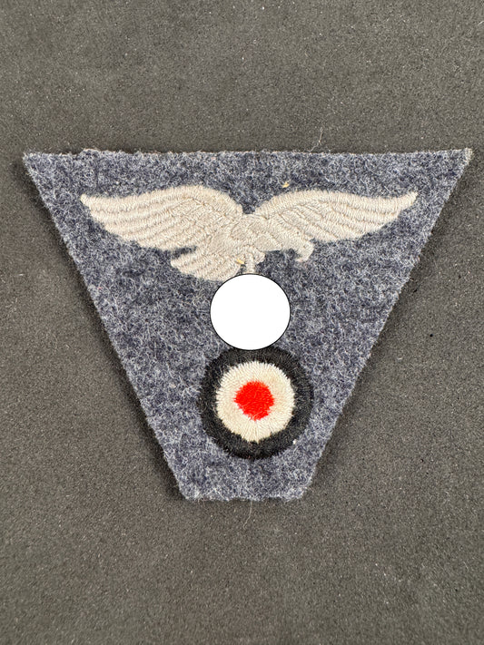Photo 1 of WW2 German Luftwaffe M43 Trapezoid Cap Eagle - collectible militaria item