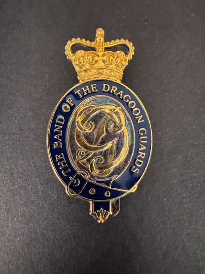 Photo 1 of The Band of The Dragoon Guards Cap Badge - collectible militaria item